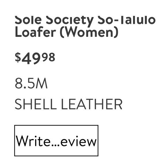 Sole Society Si-Talulo Loafer 8.5 M - Picture 2 of 4